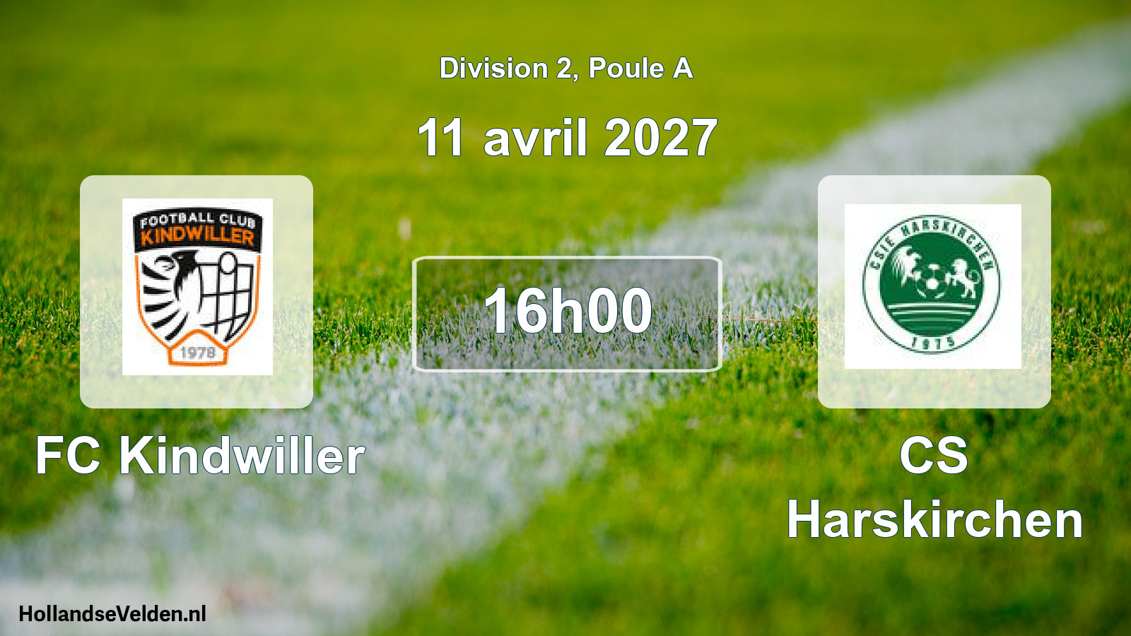 Scheduled Match: FC Kindwiller - CS Harskirchen (11 April 2027)