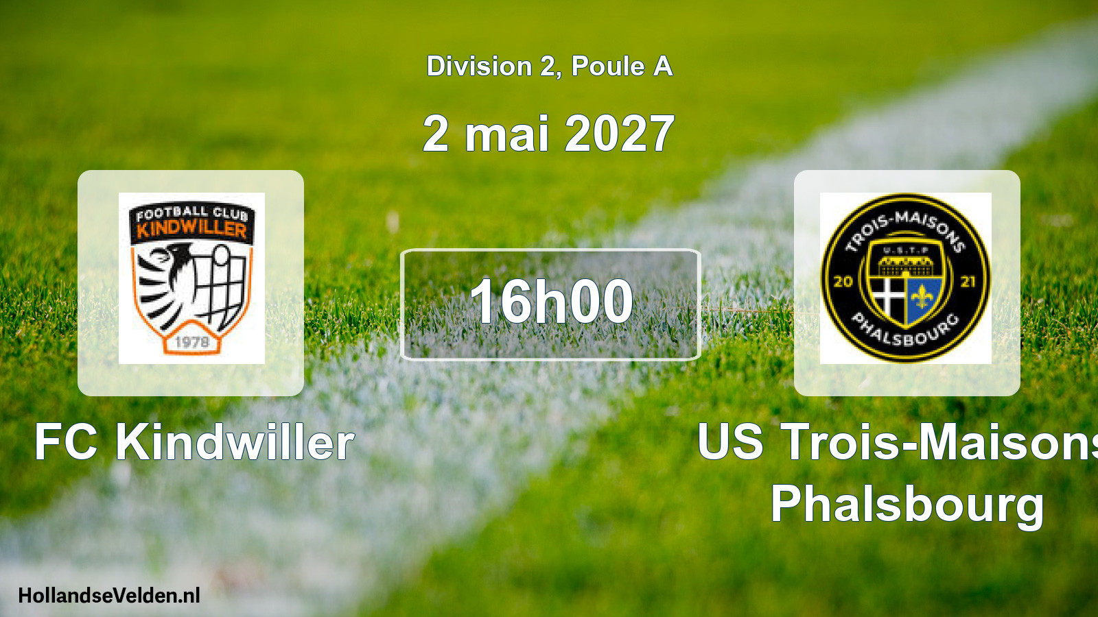Scheduled Match: FC Kindwiller - US Trois-Maisons Phalsbourg (2 May 2027)