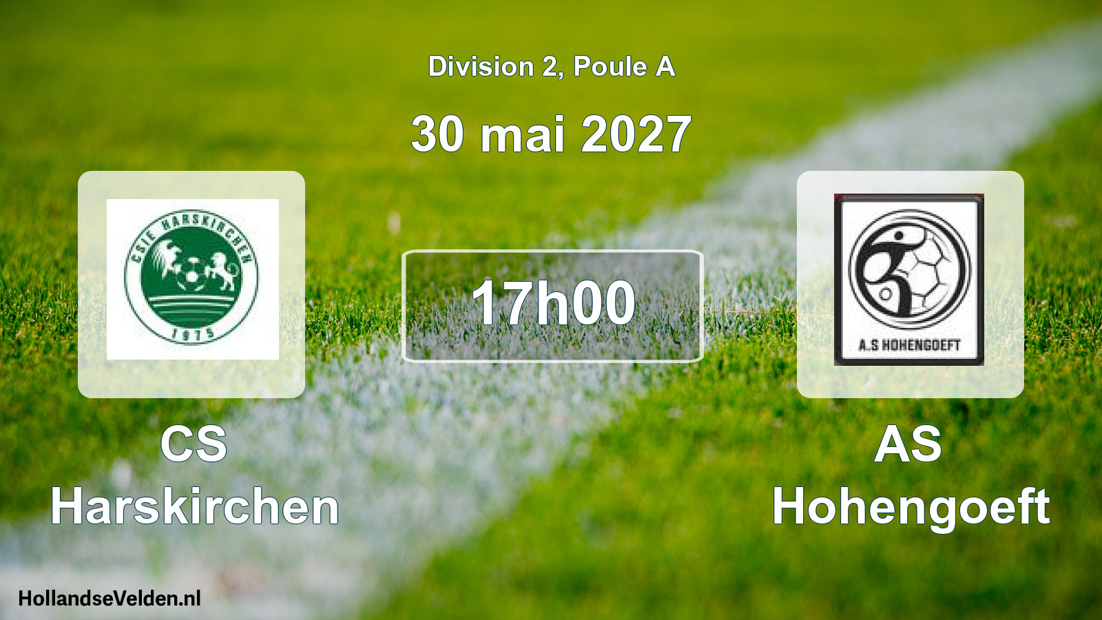 Scheduled Match: CS Harskirchen - AS Hohengoeft (30 May 2027)