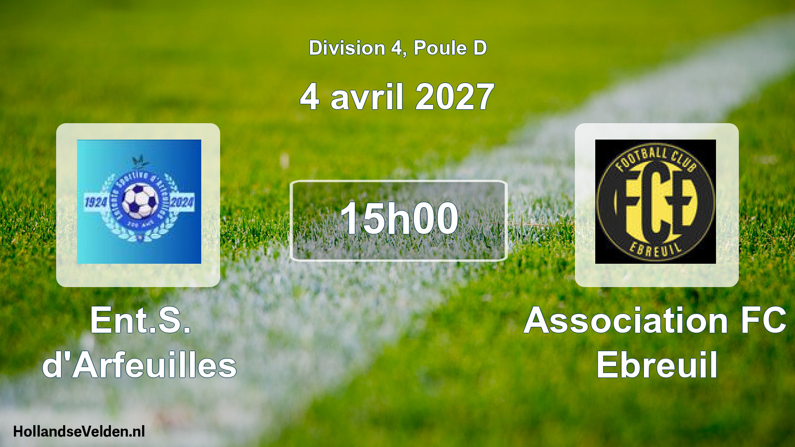 Match programmé: Ent.S. d'Arfeuilles - Association FC Ebreuil (4 avril 2027)