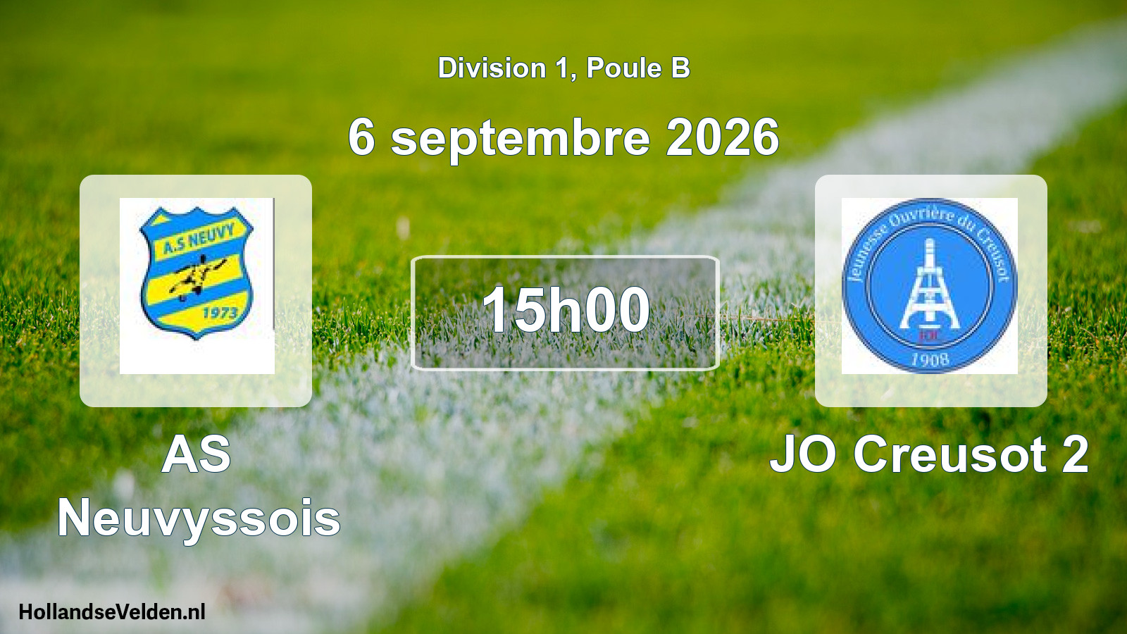 Scheduled Match: AS Neuvyssois - JO Creusot 2 (6 September 2026)
