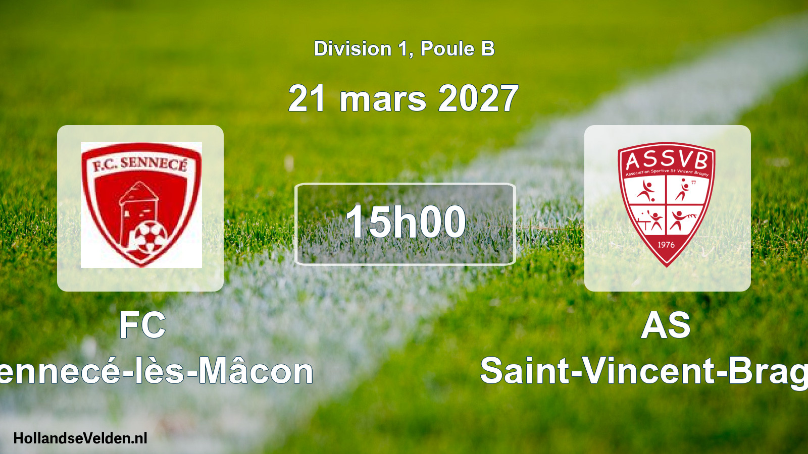 Scheduled Match: FC Sennecé-lès-Mâcon - AS Saint-Vincent-Bragny (21 March 2027)