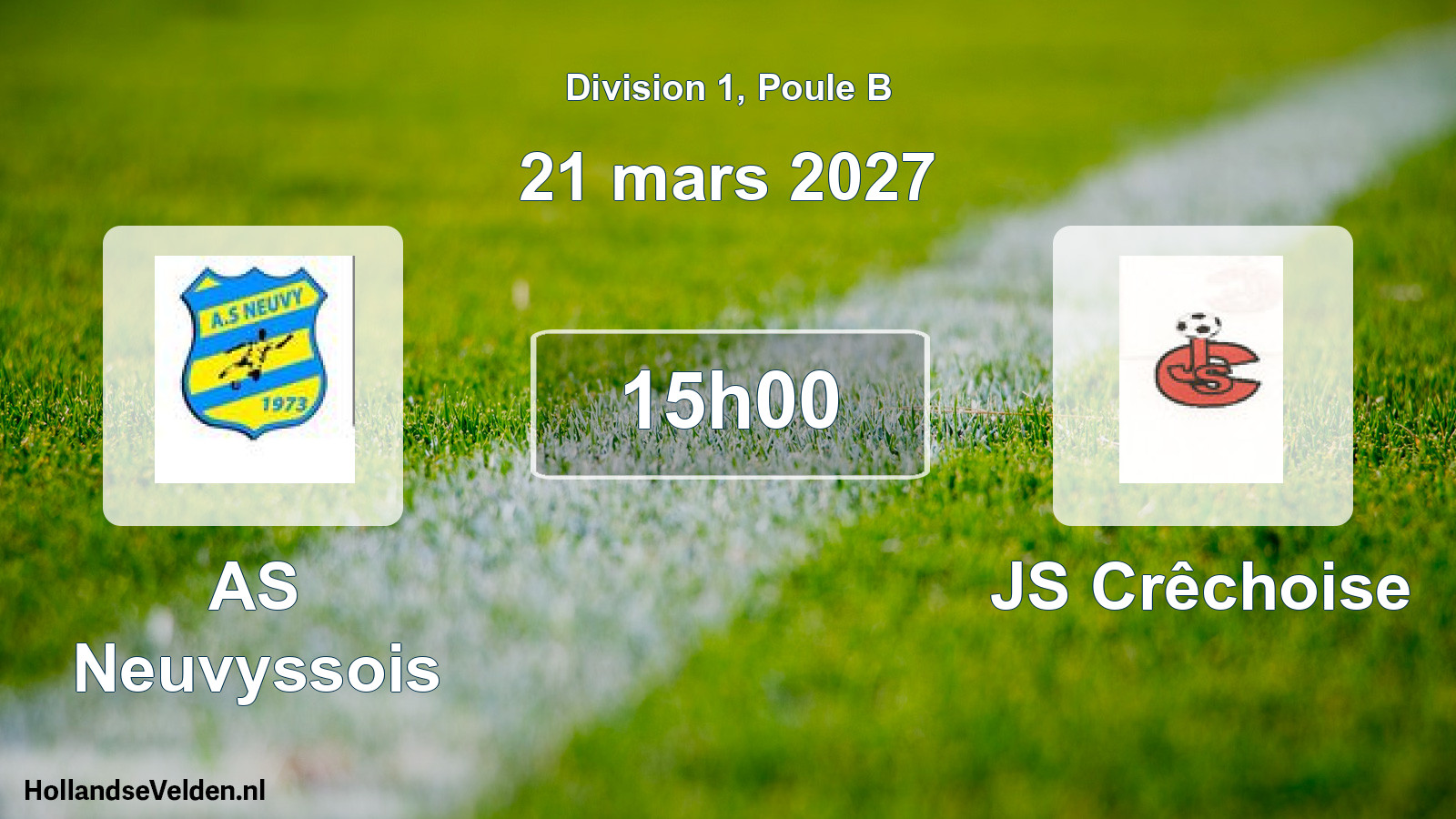 Scheduled Match: AS Neuvyssois - JS Crêchoise (21 March 2027)