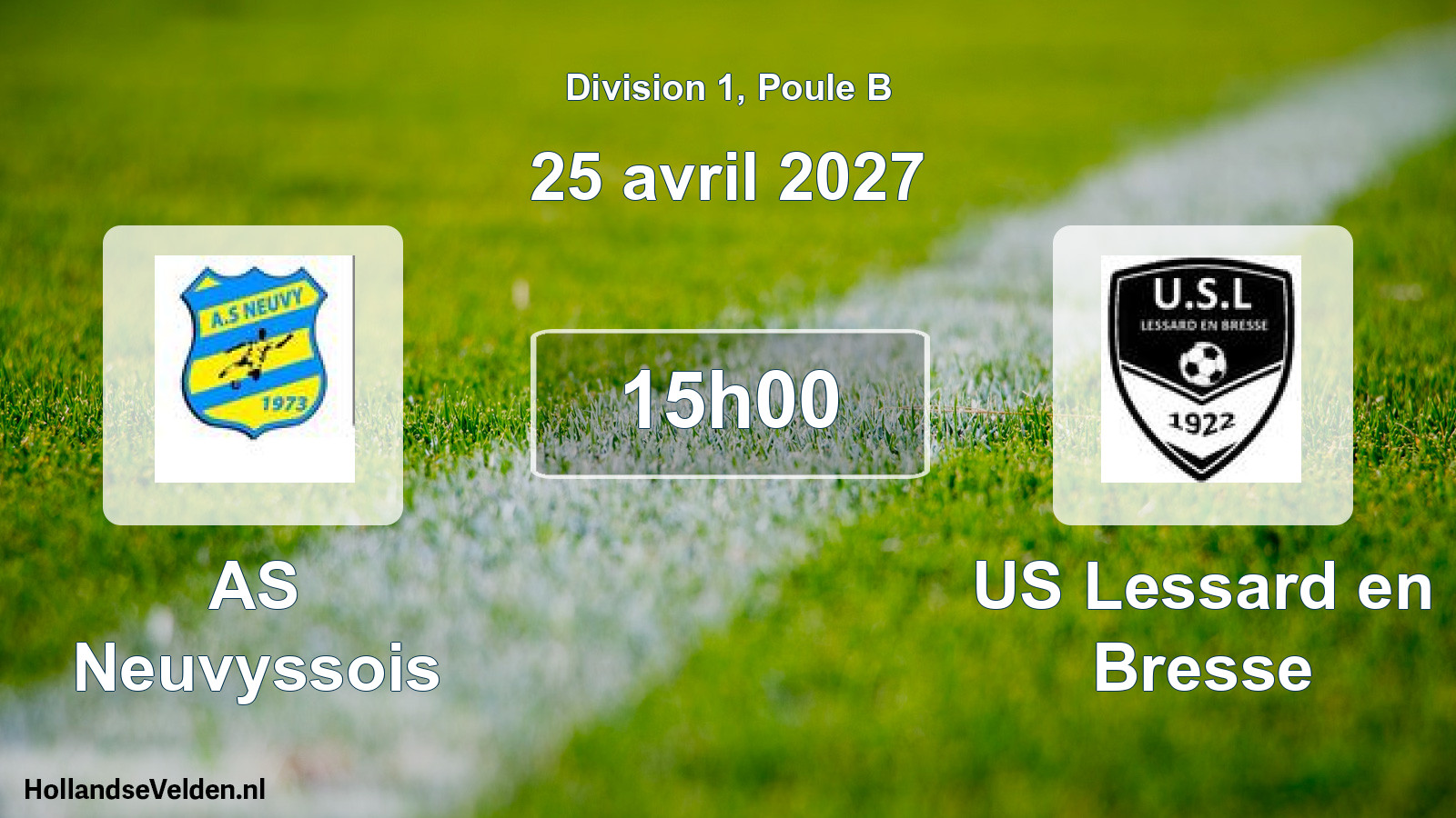 Scheduled Match: AS Neuvyssois - US Lessard en Bresse (25 April 2027)