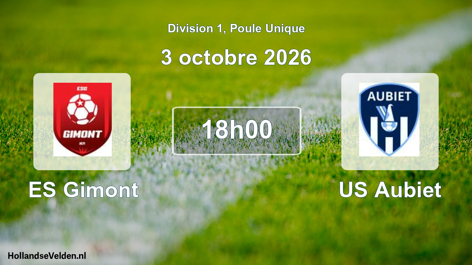 Scheduled Match: ES Gimont - US Aubiet (3 October 2026)
