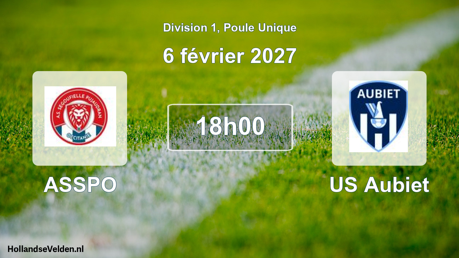 Scheduled Match: ASSPO - US Aubiet (6 February 2027)