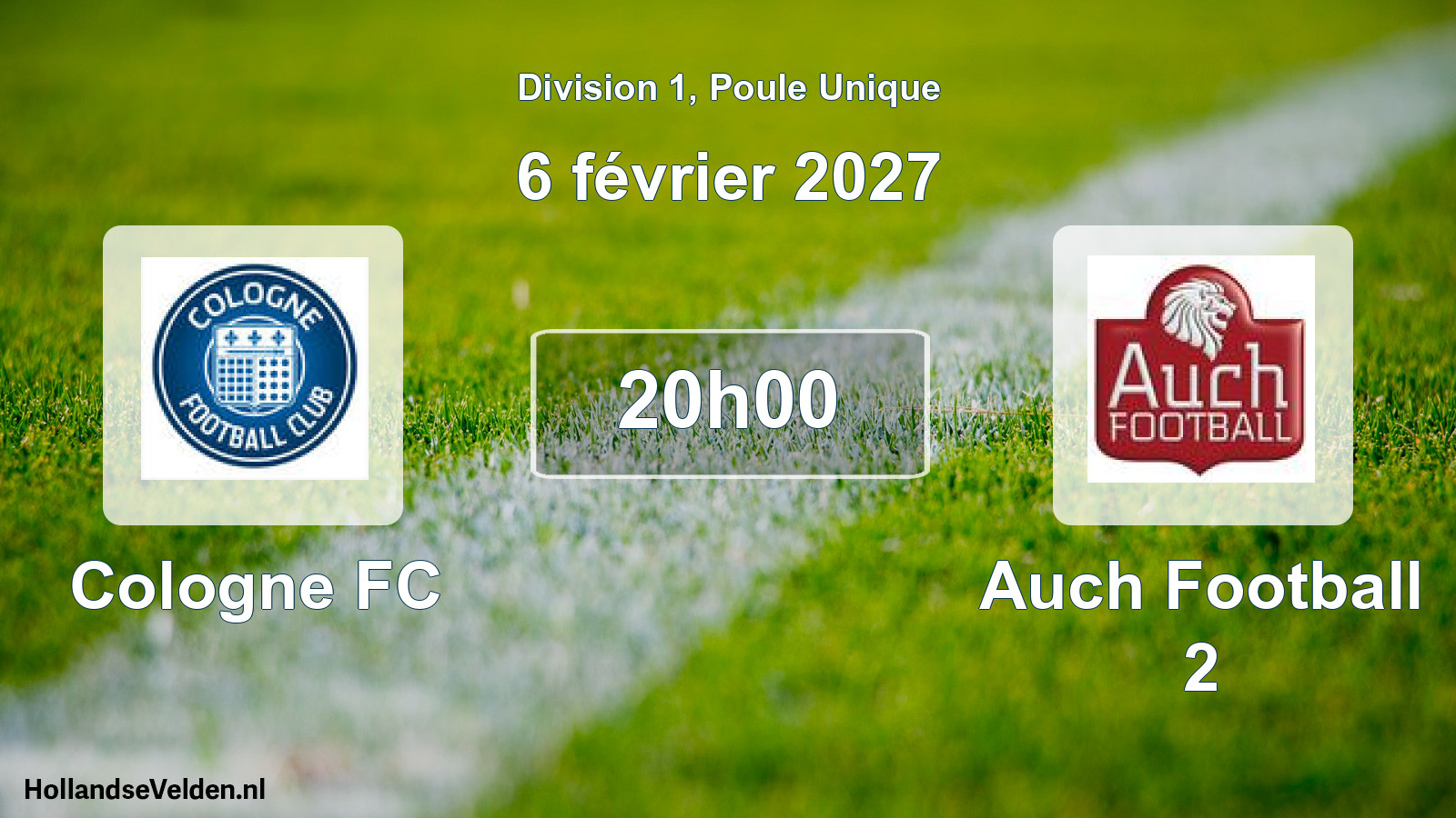 Scheduled Match: Cologne FC - Auch Football 2 (6 February 2027)