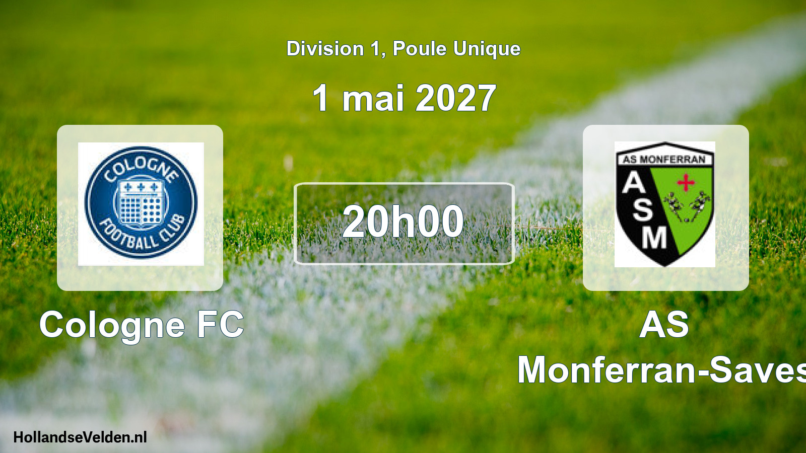 Scheduled Match: Cologne FC - AS Monferran-Saves (1 May 2027)