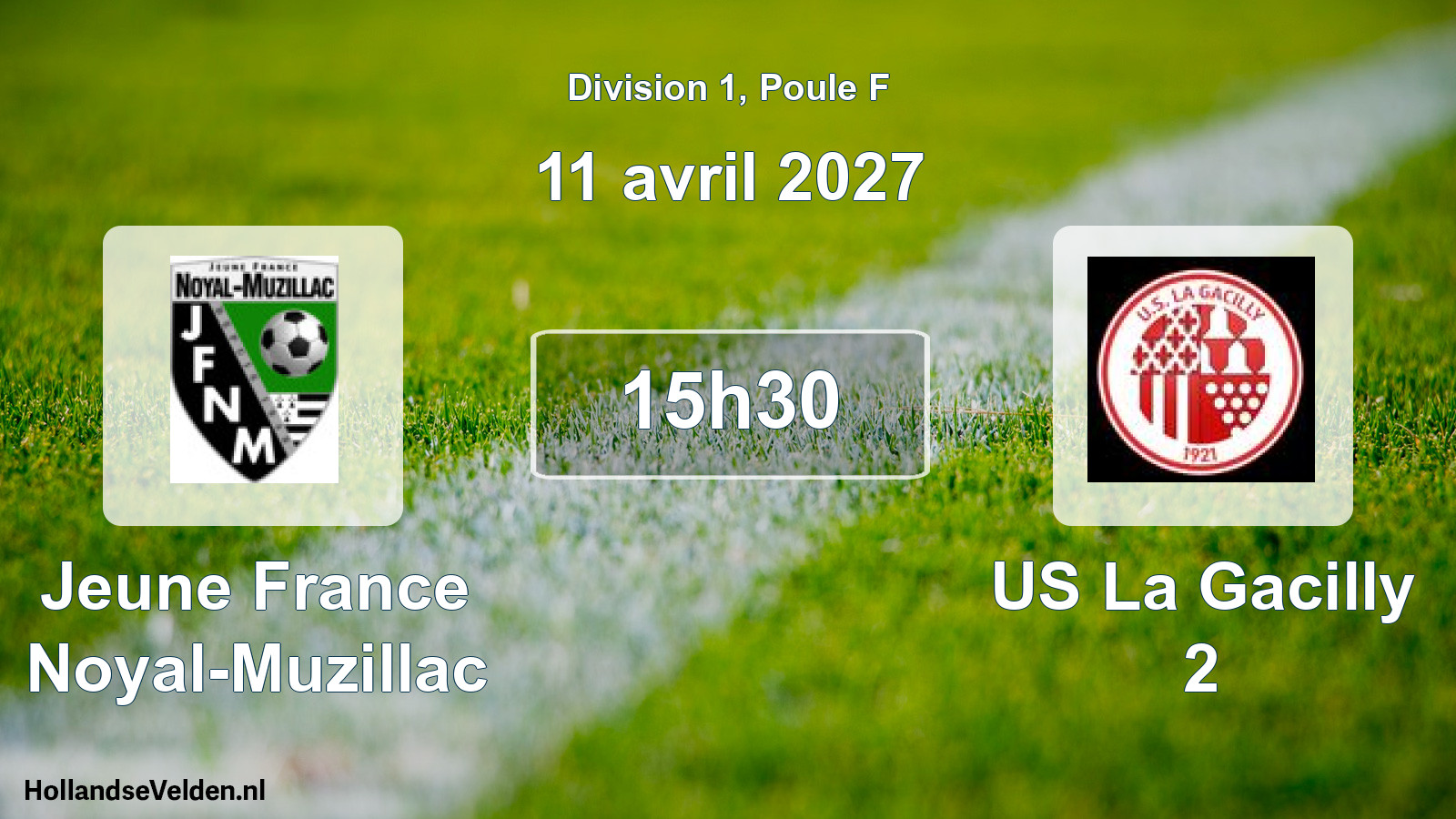 Match programmé: Jeune France Noyal-Muzillac - US La Gacilly 2 (11 avril 2027)