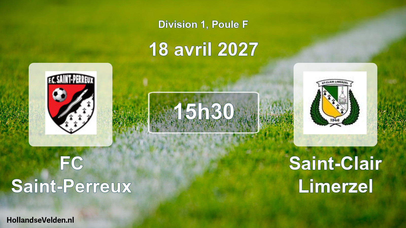 Match programmé: FC Saint-Perreux - Saint-Clair Limerzel (18 avril 2027)