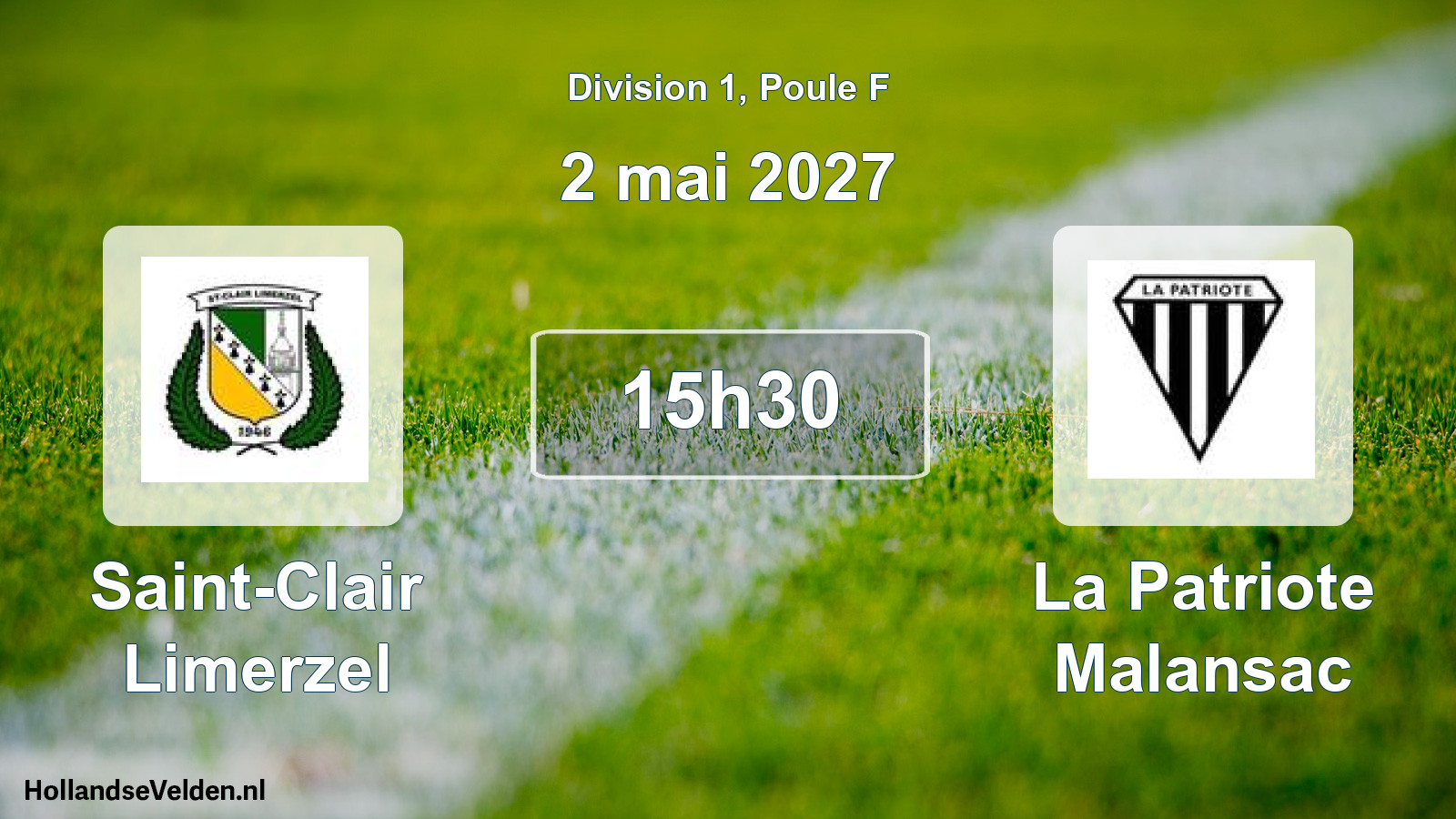 Match programmé: Saint-Clair Limerzel - La Patriote Malansac (2 mai 2027)