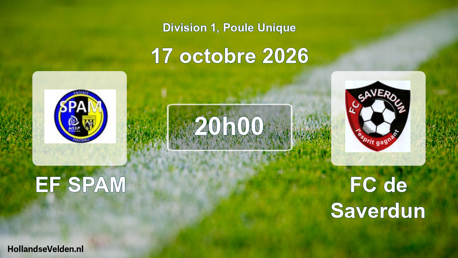 Scheduled Match: EF SPAM - FC de Saverdun (17 October 2026)