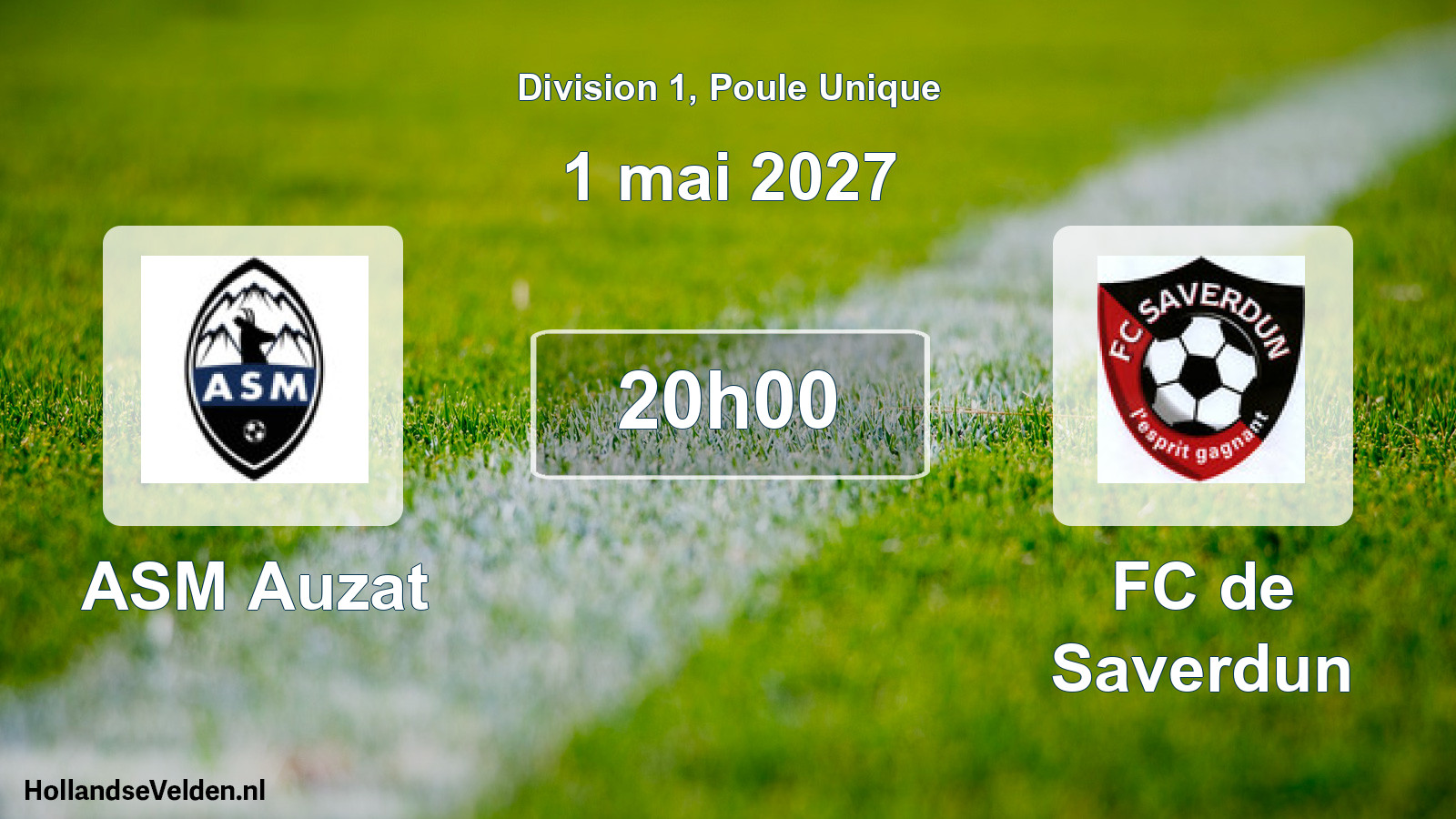 Scheduled Match: ASM Auzat - FC de Saverdun (1 May 2027)