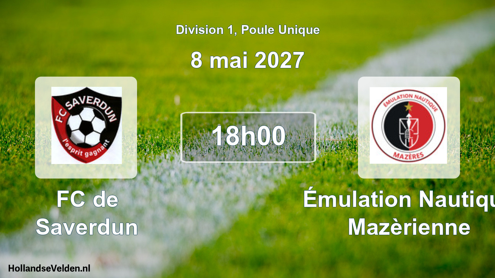 Match programmé: FC de Saverdun - Émulation Nautique Mazèrienne (8 mai 2027)