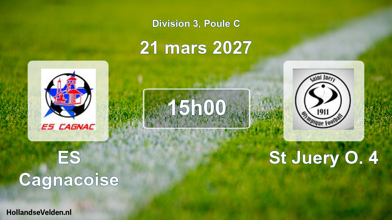 Match programmé: ES Cagnacoise - St Juery O. 4 (21 mars 2027)