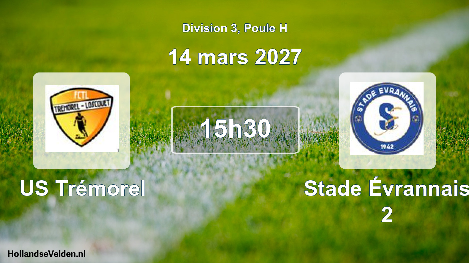 Scheduled Match: US Trémorel - Stade Évrannais 2 (14 March 2027)