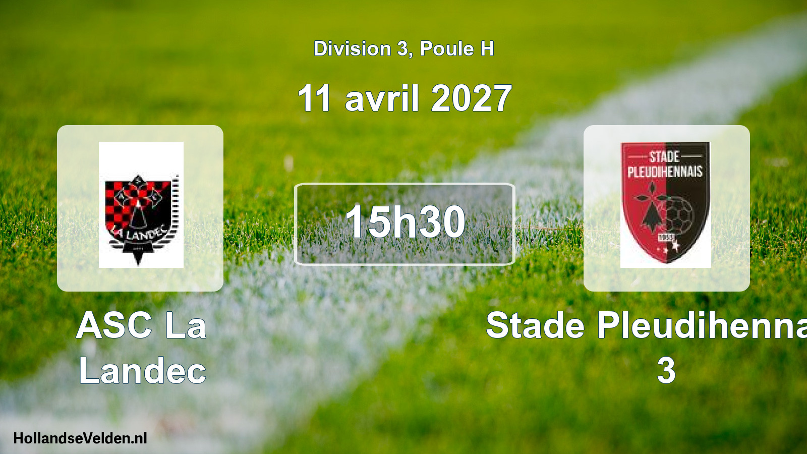 Scheduled Match: ASC La Landec - Stade Pleudihennais 3 (11 April 2027)