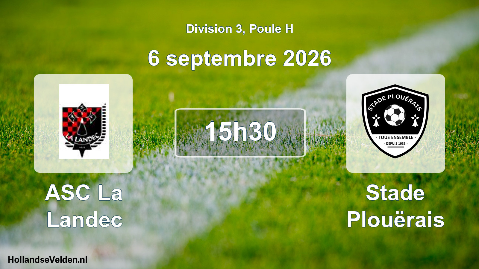 Scheduled Match: ASC La Landec - Stade Plouërais (6 September 2026)