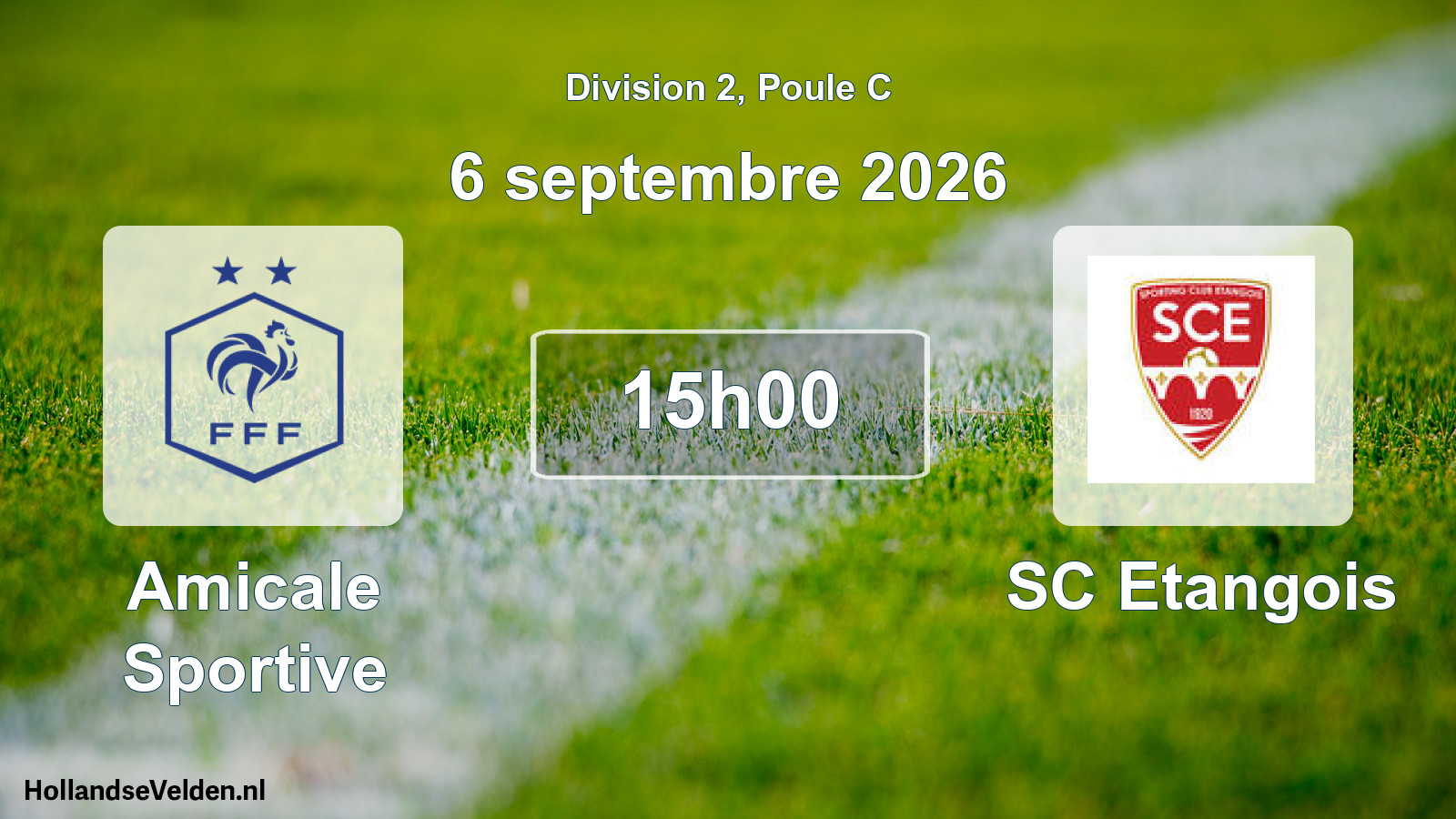 Scheduled Match: Amicale Sportive - SC Etangois (6 September 2026)