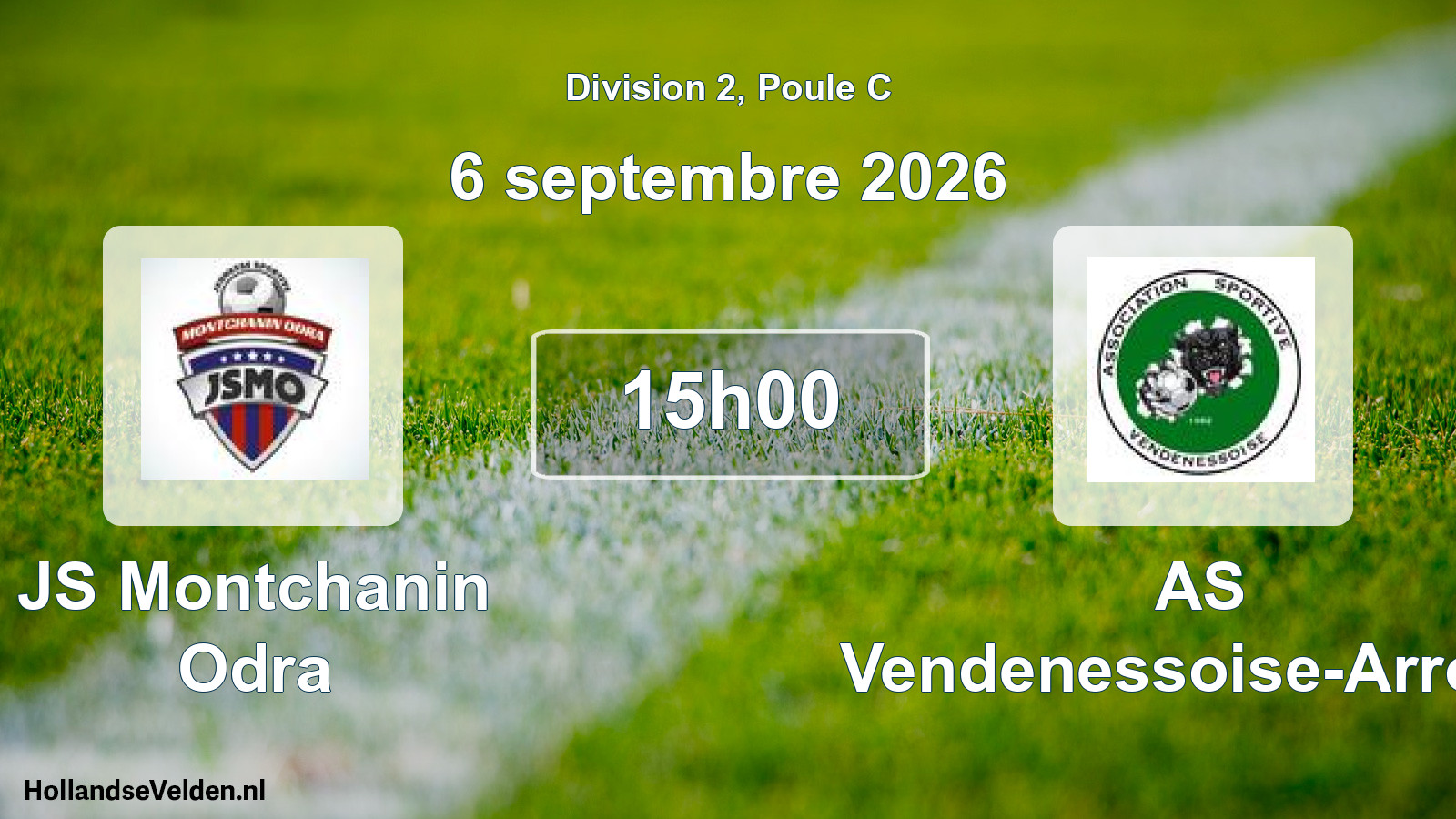Scheduled Match: JS Montchanin Odra - AS Vendenessoise-Arroux (6 September 2026)