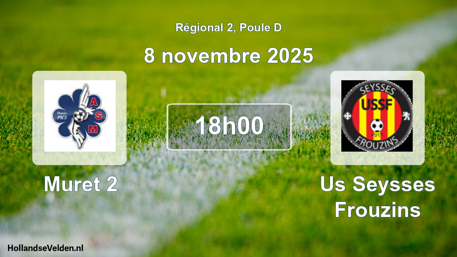 Geplande wedstrijd: Muret 2 - Us Seysses Frouzins (8 novembre 2025)