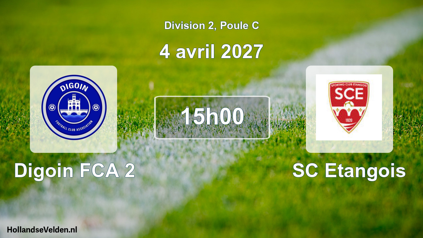 Scheduled Match: Digoin FCA 2 - SC Etangois (4 April 2027)