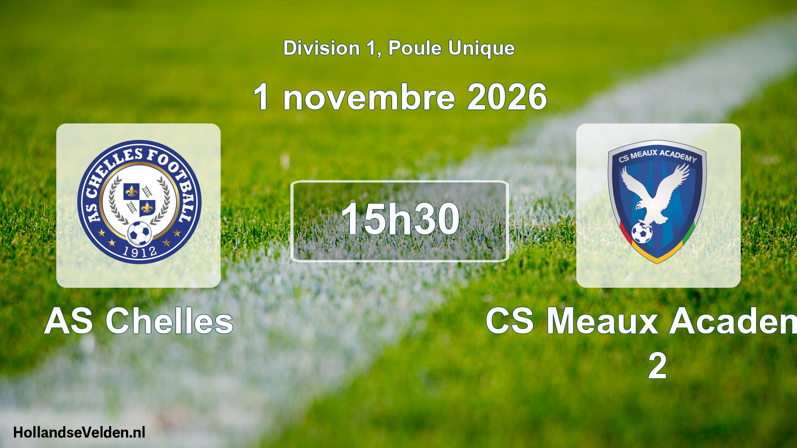 Scheduled Match: AS Chelles - CS Meaux Academy 2 (1 November 2026)
