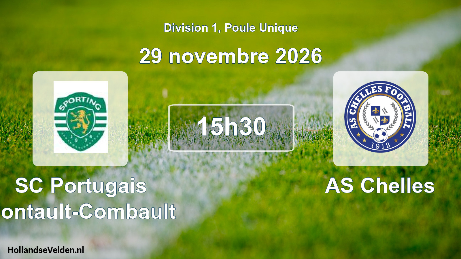Scheduled Match: SC Portugais Pontault-Combault - AS Chelles (29 November 2026)