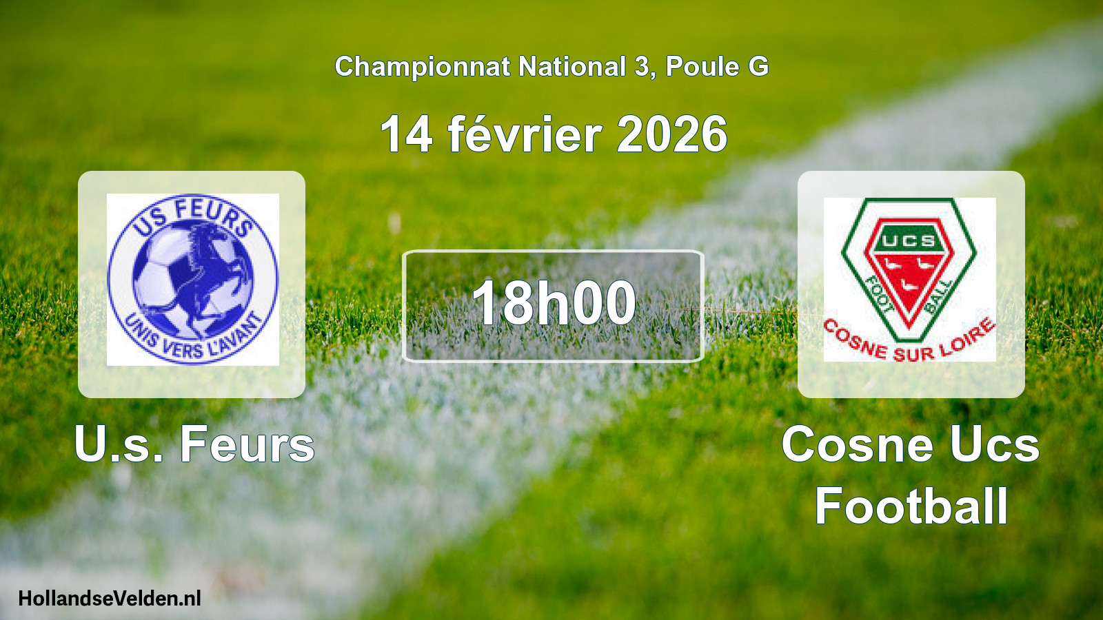 Geplande wedstrijd: U.s. Feurs - Cosne Ucs Football (14 februari 2026)