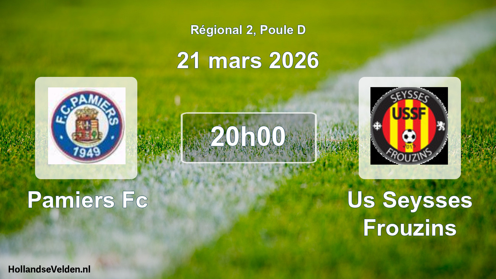 Scheduled Match: Pamiers Fc - Us Seysses Frouzins (21 March 2026)