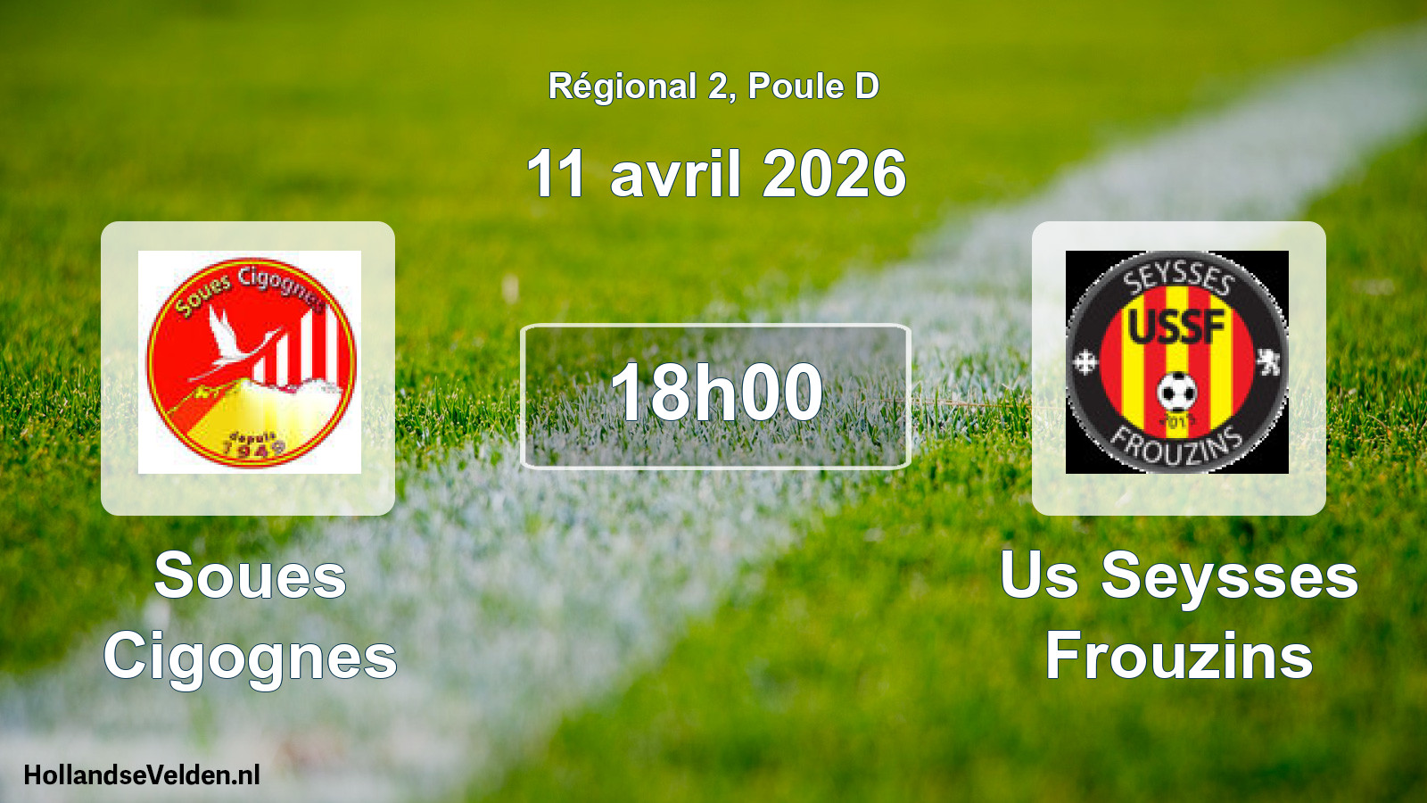 Scheduled Match: Soues Cigognes - Us Seysses Frouzins (11 April 2026)