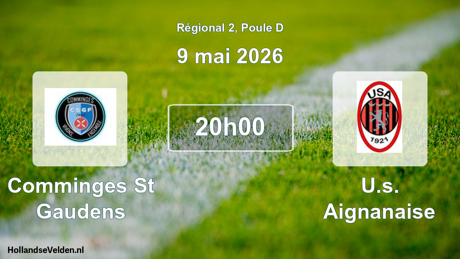 Scheduled Match: Comminges St Gaudens - U.s. Aignanaise (9 May 2026)