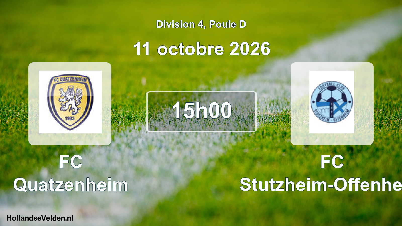 Scheduled Match: FC Quatzenheim - FC Stutzheim-Offenheim (11 October 2026)