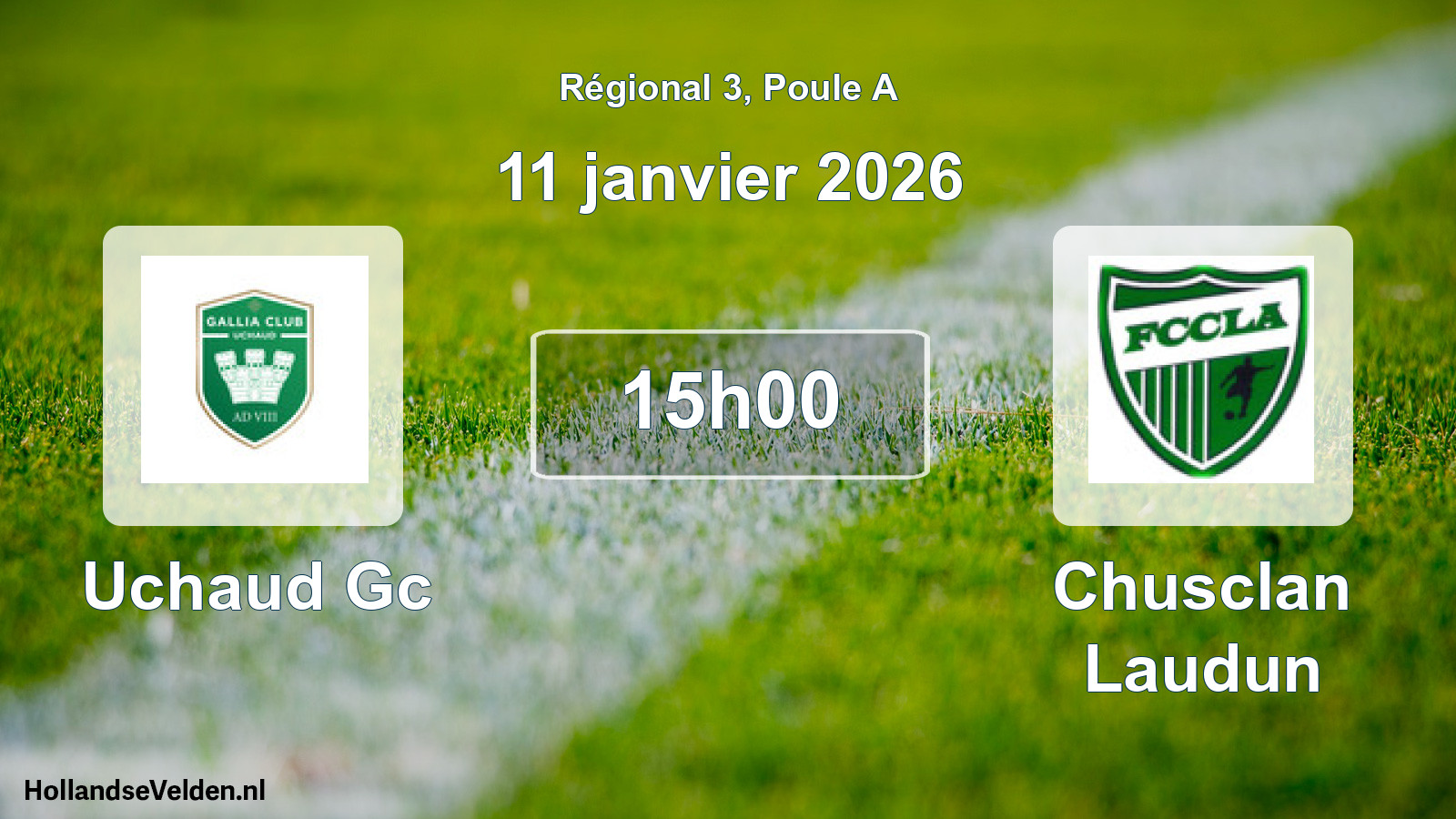 Geplande wedstrijd: Uchaud Gc - Chusclan Laudun (11 janvier 2026)