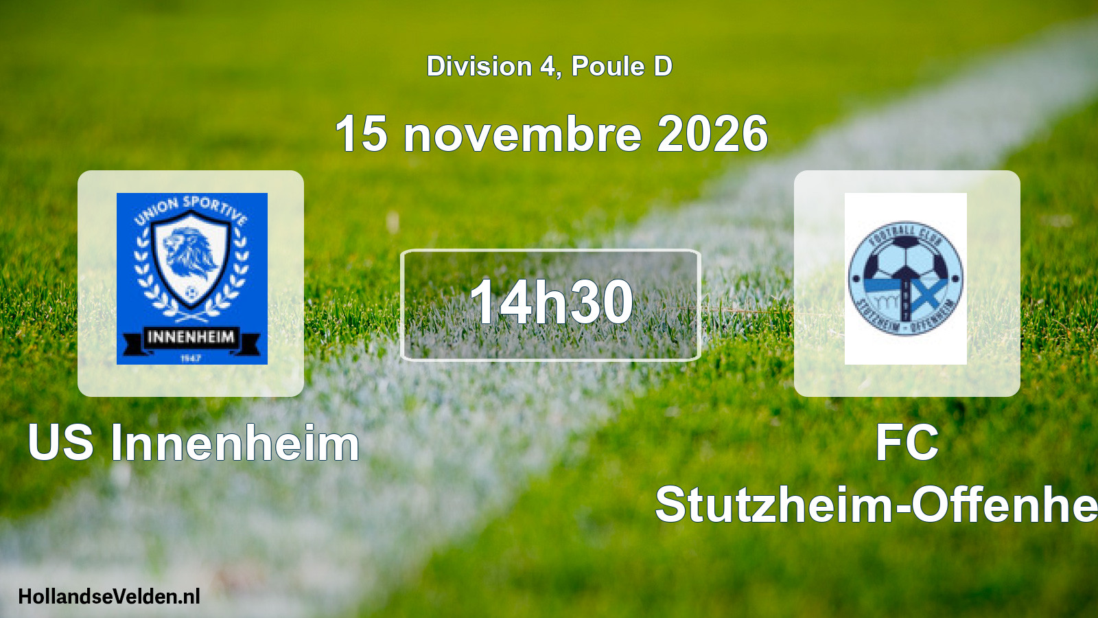 Scheduled Match: US Innenheim - FC Stutzheim-Offenheim (15 November 2026)