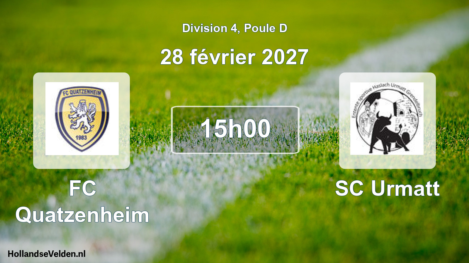 Scheduled Match: FC Quatzenheim - SC Urmatt (28 February 2027)