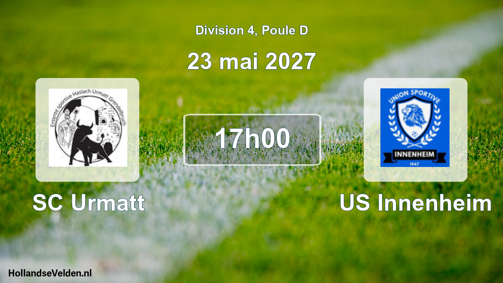 Scheduled Match: SC Urmatt - US Innenheim (23 May 2027)