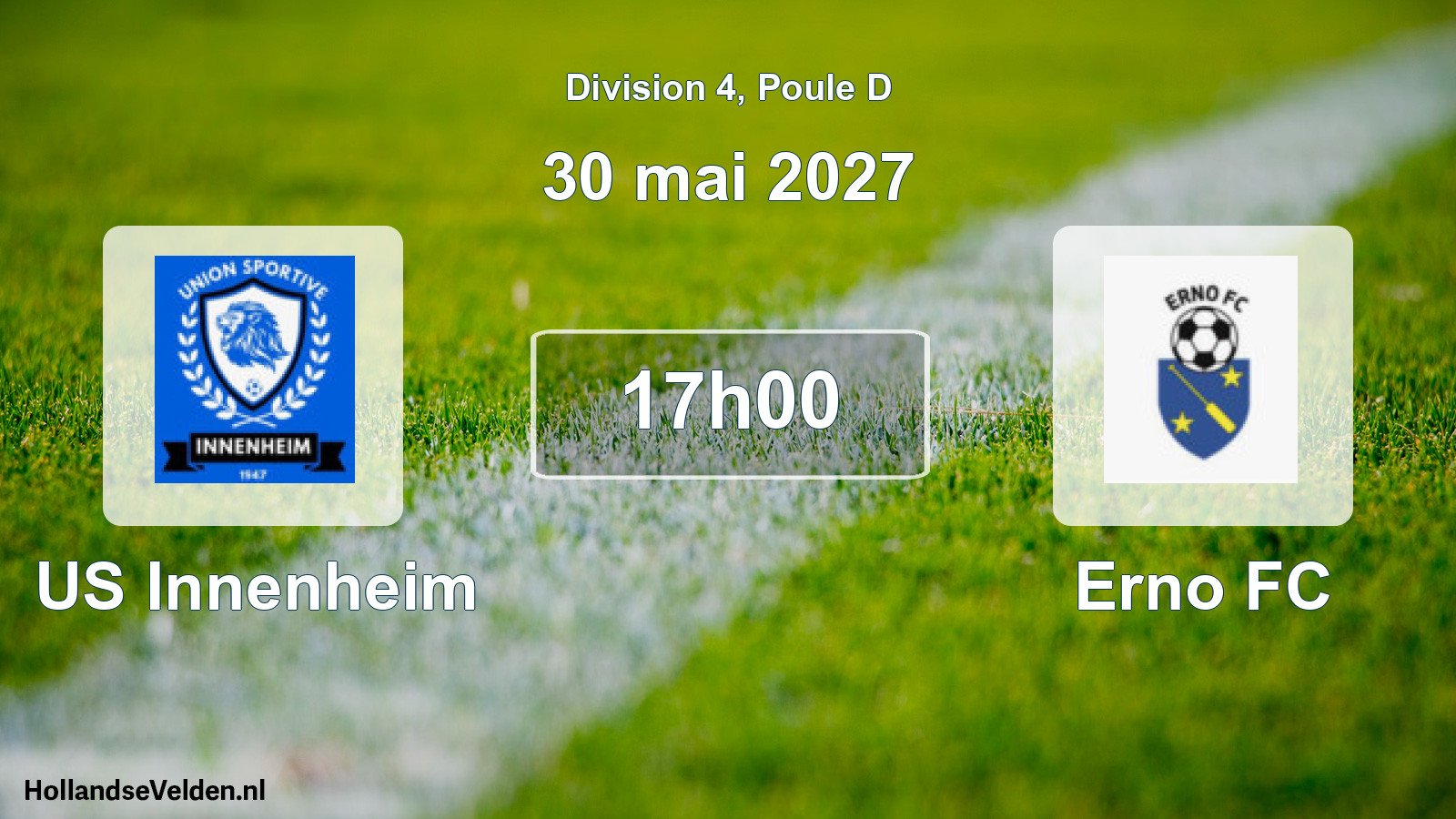 Scheduled Match: US Innenheim - Erno FC (30 May 2027)