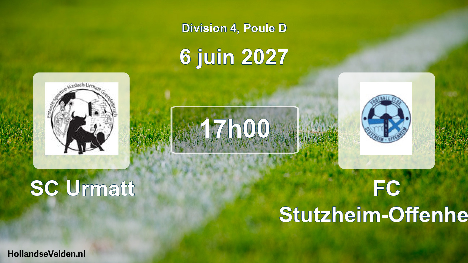 Scheduled Match: SC Urmatt - FC Stutzheim-Offenheim (6 June 2027)