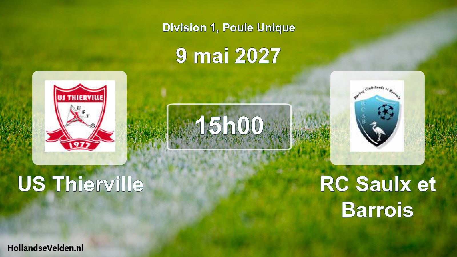 Match programmé: US Thierville - RC Saulx et Barrois (9 mai 2027)