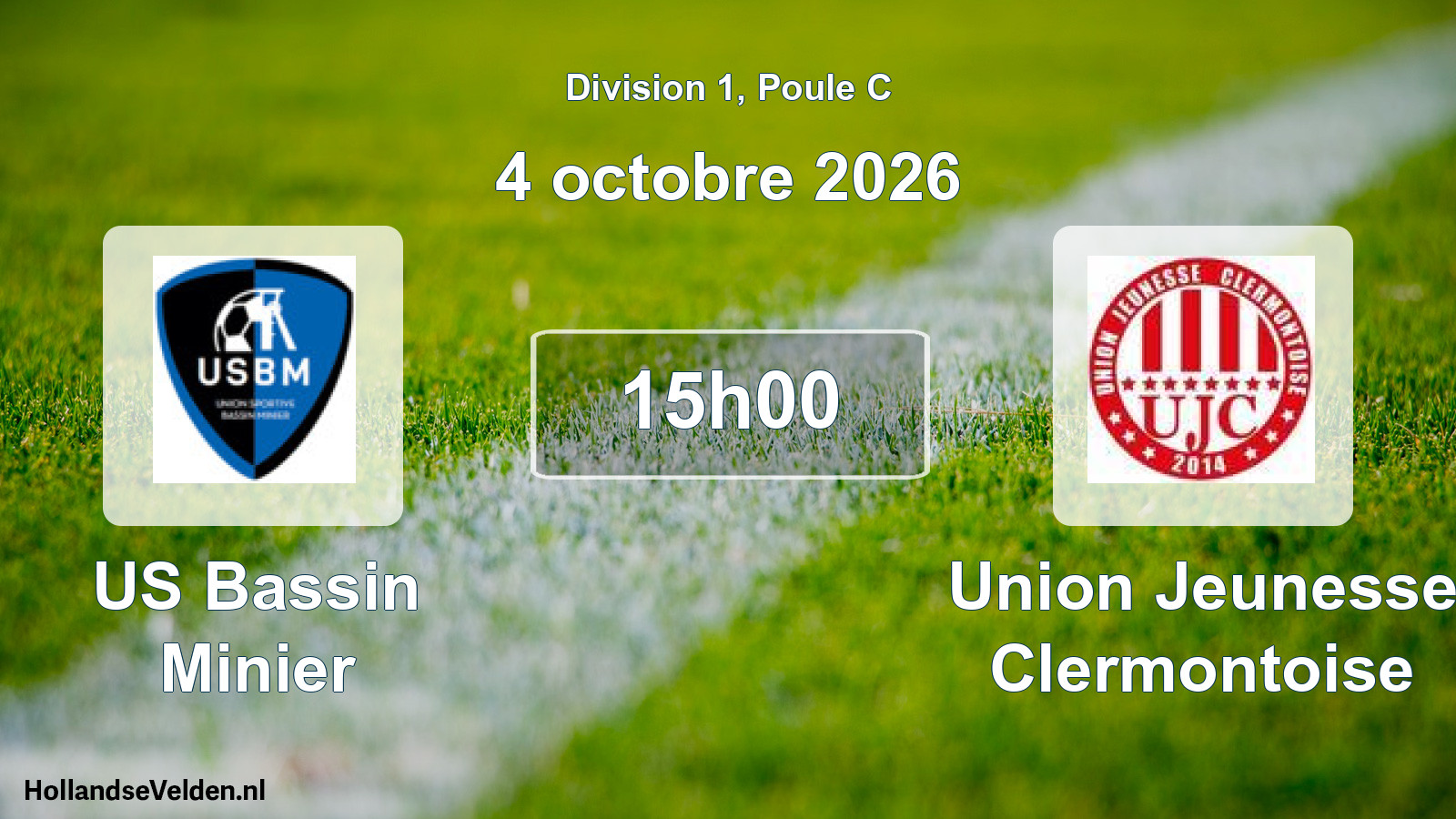 Scheduled Match: US Bassin Minier - Union Jeunesse Clermontoise (4 October 2026)