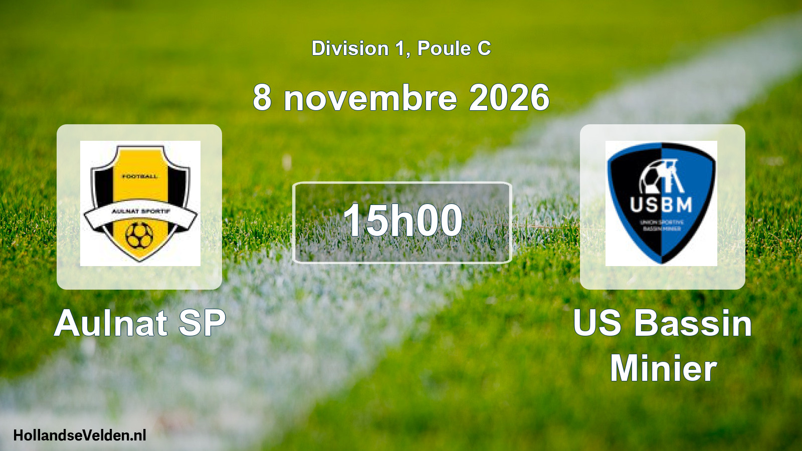 Scheduled Match: Aulnat SP - US Bassin Minier (8 November 2026)