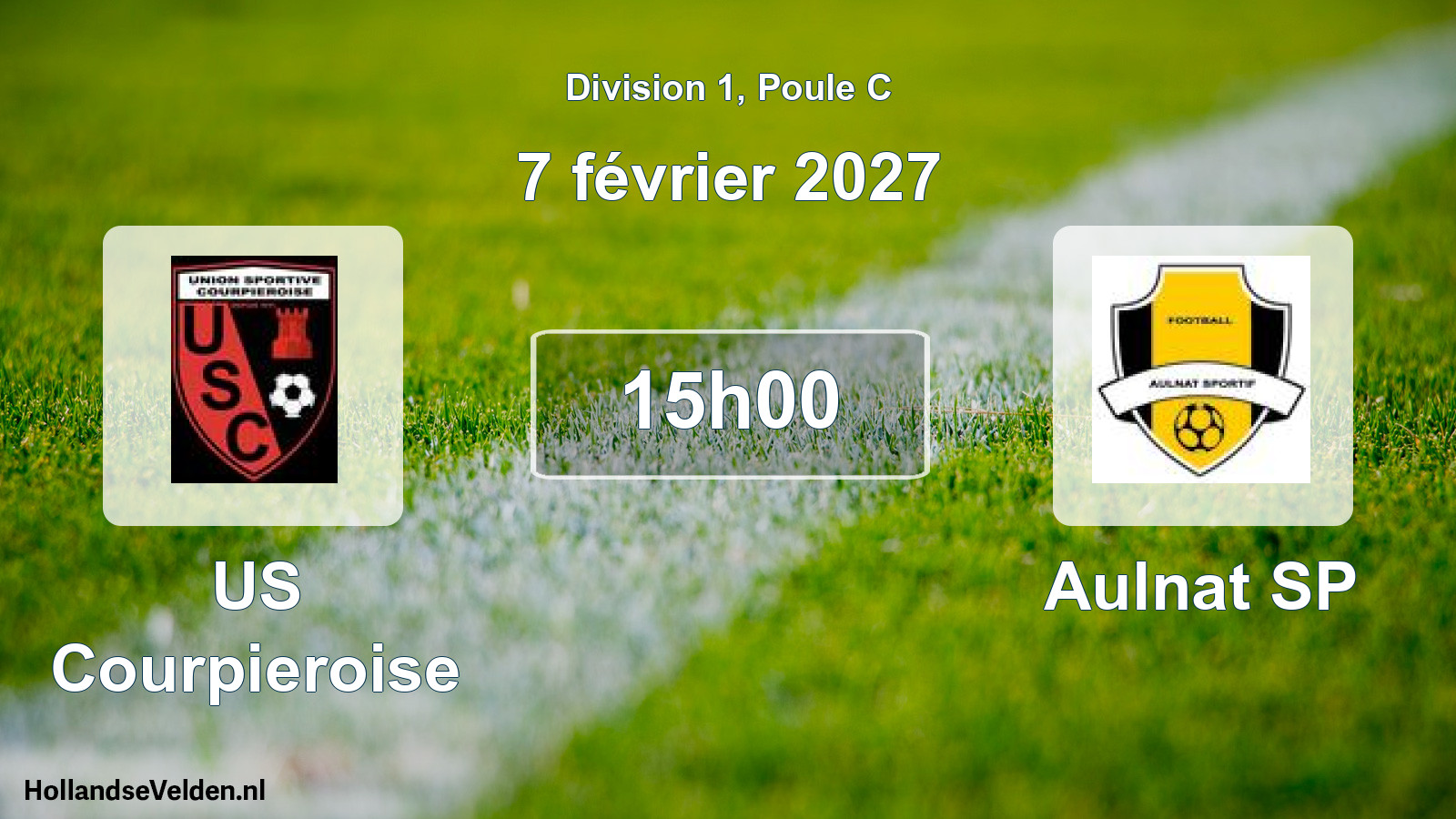 Scheduled Match: US Courpieroise - Aulnat SP (7 February 2027)