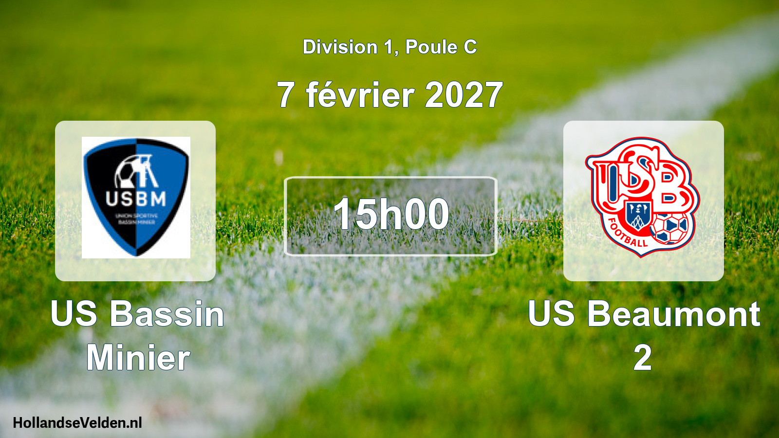 Scheduled Match: US Bassin Minier - US Beaumont 2 (7 February 2027)