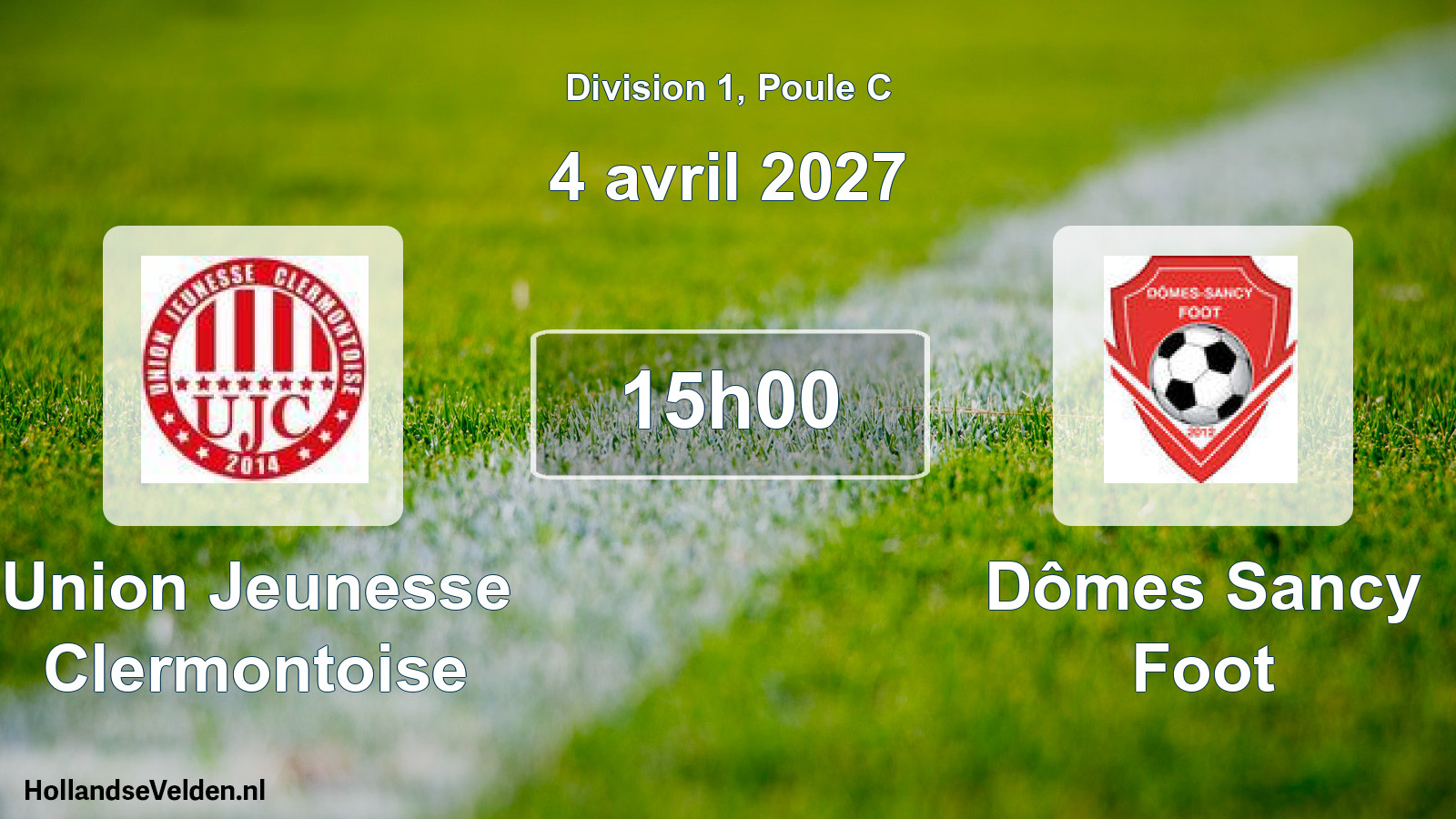 Scheduled Match: Union Jeunesse Clermontoise - Dômes Sancy Foot (4 April 2027)
