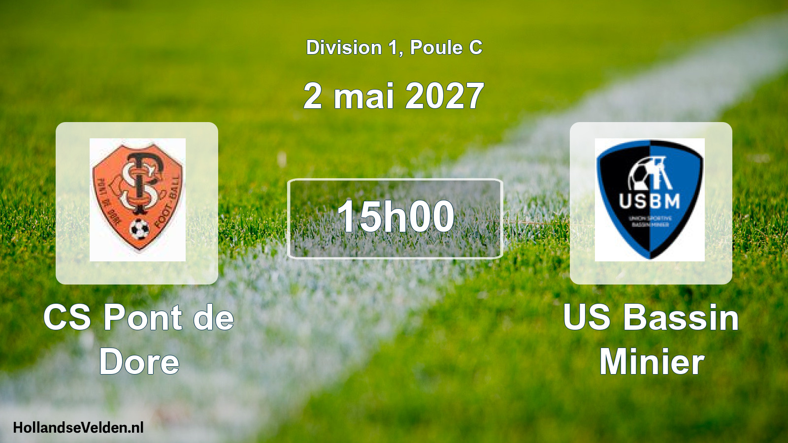 Scheduled Match: CS Pont de Dore - US Bassin Minier (2 May 2027)