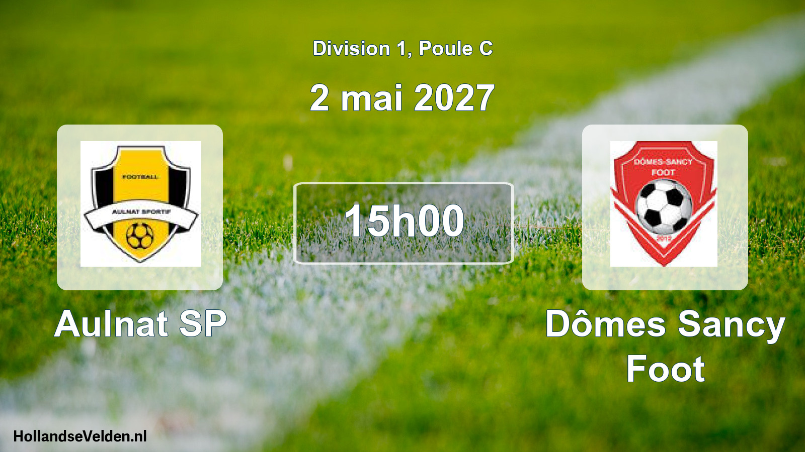 Geplande wedstrijd: Aulnat SP - Dômes Sancy Foot (2 mei 2027)