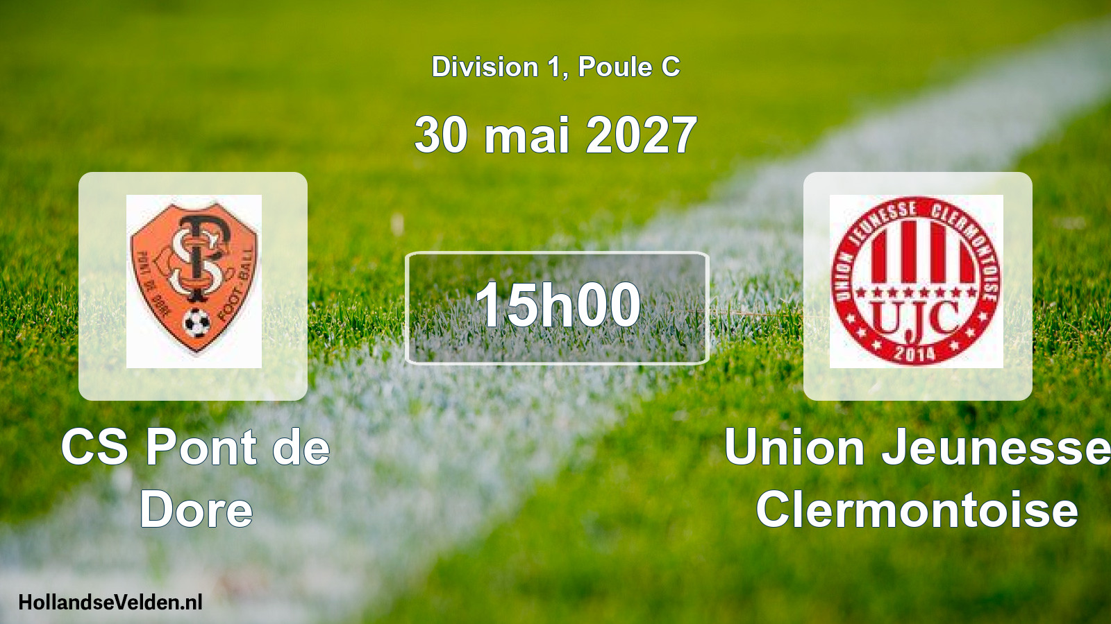Match programmé: CS Pont de Dore - Union Jeunesse Clermontoise (30 mai 2027)