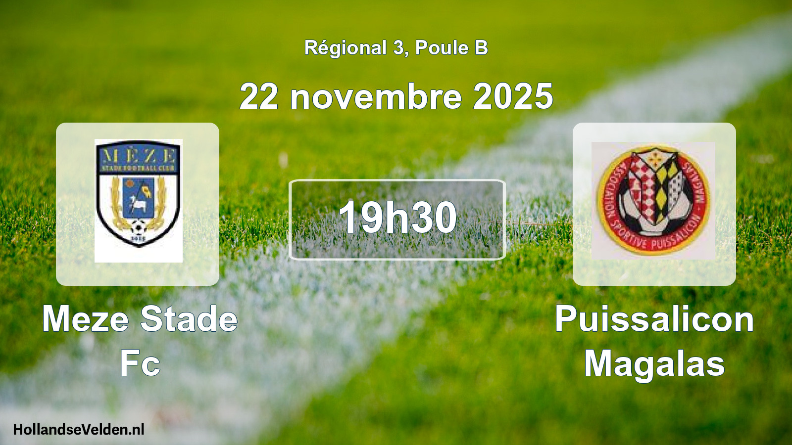 Scheduled Match: Meze Stade Fc - Puissalicon Magalas (22 November 2025)