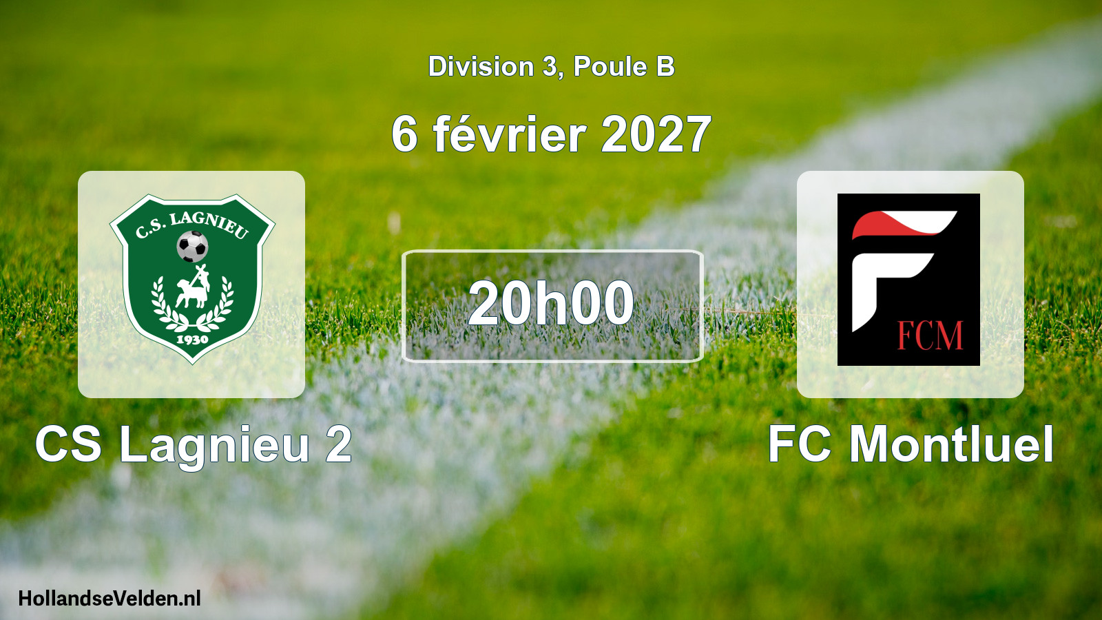 Scheduled Match: CS Lagnieu 2 - FC Montluel (6 February 2027)